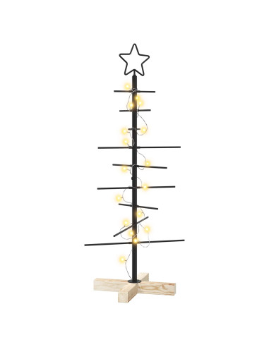 Albero di Natale in metallo con supporto KUOPIO 90 cm