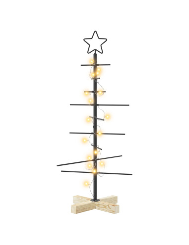 Albero di Natale in metallo con supporto KUOPIO 90 cm