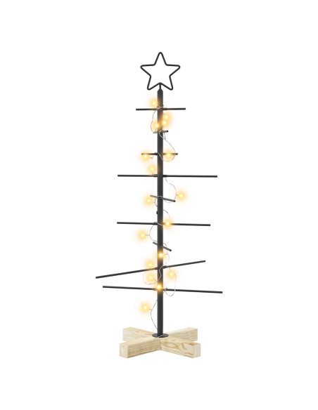 Albero di Natale in metallo con supporto KUOPIO 90 cm