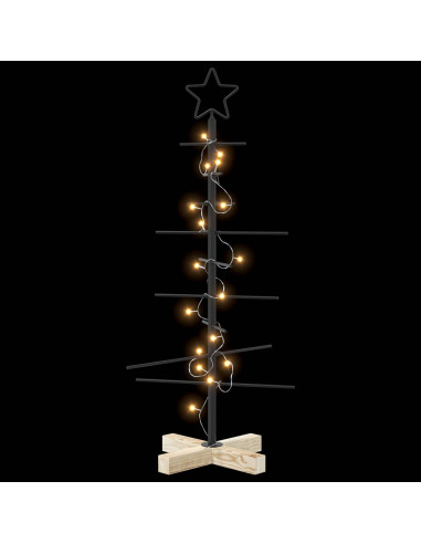 Albero di Natale in metallo con supporto KUOPIO 90 cm