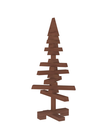 Albero di Natale in legno KOTKA 60 cm Legno Massello di Pino