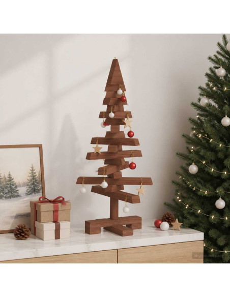 Albero di Natale in legno KOTKA 60 cm Legno Massello di Pino