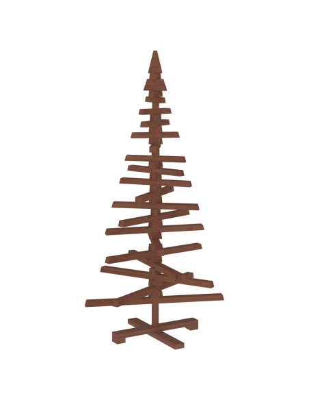 Albero di Natale in legno KOTKA 120 cm Legno Massello di Pino