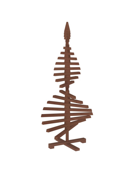 Albero di Natale in legno KOTKA 120 cm Legno Massello di Pino