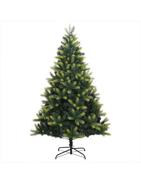 Albero di Natale Artificiale a Cerniera con 300 LED Verde