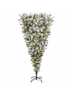 Albero di Natale artificiale rovesciato con rami snodati 120 cm 2