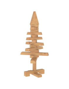 Albero di Natale in legno KOTKA 60 cm Legno Massello di Pino 2