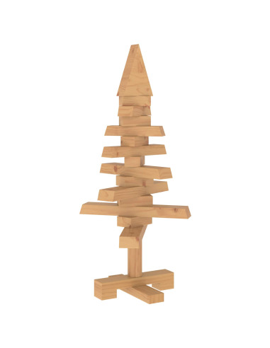 Albero di Natale in legno KOTKA 60 cm Legno Massello di Pino