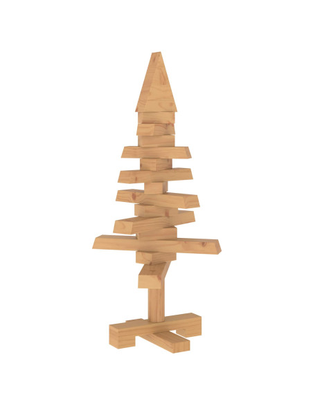 Albero di Natale in legno KOTKA 60 cm Legno Massello di Pino