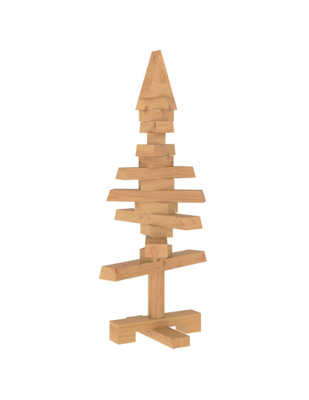 Albero di Natale in legno KOTKA 60 cm Legno Massello di Pino