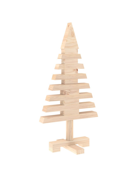 Albero di Natale in legno KOTKA 60 cm Legno Massello di Pino