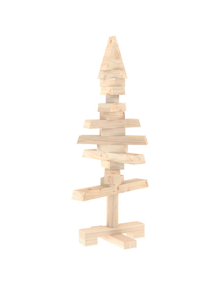 Albero di Natale in legno KOTKA 60 cm Legno Massello di Pino
