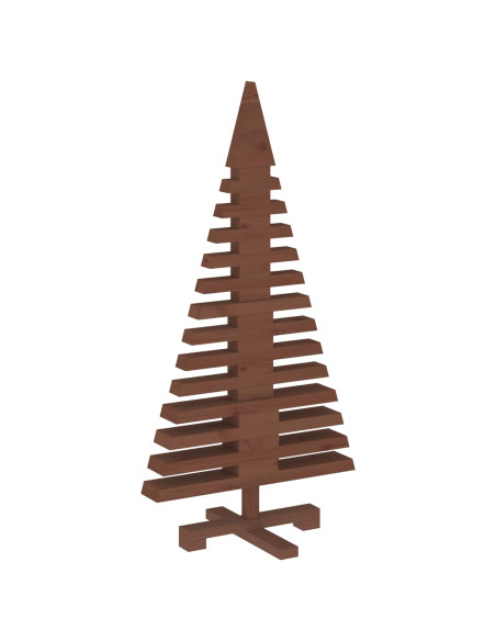 Albero di Natale in legno KOTKA 90 cm Legno Massello di Pino