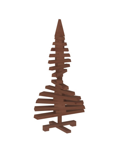 Albero di Natale in legno KOTKA 90 cm Legno Massello di Pino
