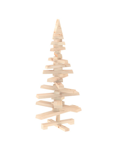 Albero di Natale in legno KOTKA 90 cm Legno Massello di Pino