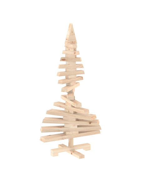 Albero di Natale in legno KOTKA 90 cm Legno Massello di Pino