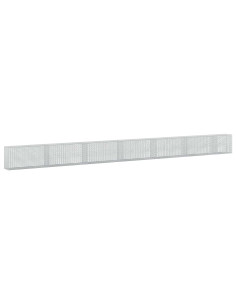 Gabione con Filo da 5 mm e Rete da 5x2,5 cm 650x30x50 cm 2
