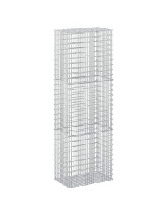 Gabione con Filo da 5 mm e Rete da 5x2,5 cm 50x30x150 cm 2