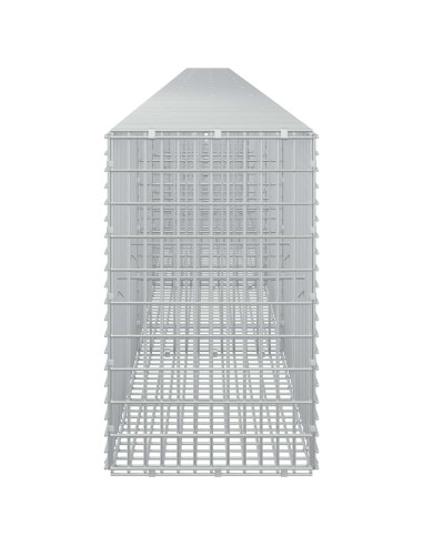 Gabione con Filo da 5 mm e Rete da 5x2,5 cm 950x30x50 cm