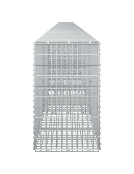 Gabione con Filo da 5 mm e Rete da 5x2,5 cm 950x30x50 cm
