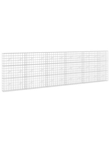 Gabione con Filo da 3,5 mm e Rete da 10x10 cm 550x20x150 cm