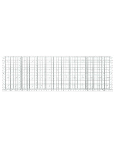 Gabione con Filo da 3,5 mm e Rete da 10x10 cm 650x20x200 cm