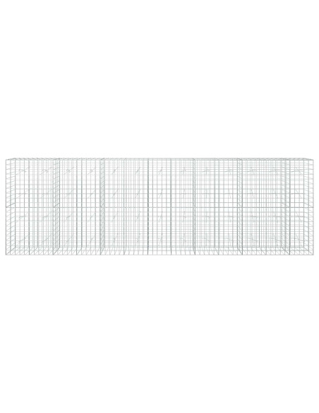 Gabione con Filo da 3,5 mm e Rete da 10x10 cm 650x20x200 cm