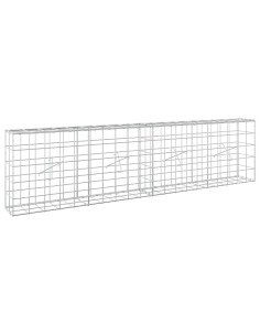 Gabione con Filo da 3,5 mm e Rete da 10x10 cm 200x20x50 cm 2