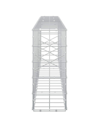 Gabione con Filo da 3,5 mm e Rete da 10x10 cm 200x20x50 cm