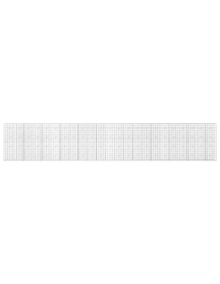 Gabione con Filo da 3,5 mm e Rete da 10x10 cm 1150x20x200 cm