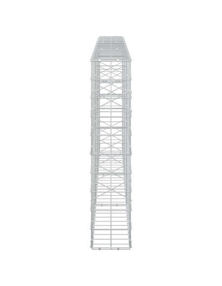 Gabione con Filo da 3,5 mm e Rete da 10x10 cm 300x20x100 cm