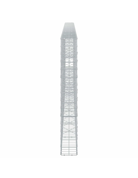 Gabione con Filo da 3,5 mm e Rete da 10x10 cm 700x20x150 cm