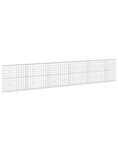 Gabione con Filo da 3,5 mm e Rete da 10x10 cm 550x20x100 cm 2