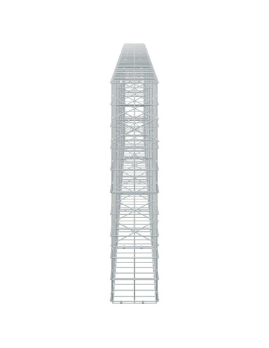 Gabione con Filo da 3,5 mm e Rete da 10x10 cm 550x20x100 cm