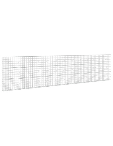 Gabione con Filo da 3,5 mm e Rete da 10x10 cm 650x20x150 cm