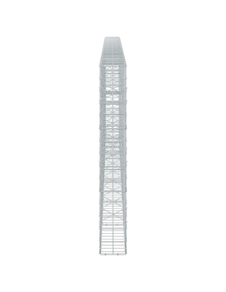 Gabione con Filo da 3,5 mm e Rete da 10x10 cm 650x20x150 cm