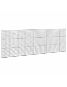 Gabione con filo da 3,5 mm e rete da 5x2,5 cm 450x10x150 cm 2