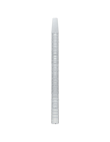 Gabione con filo da 3,5 mm e rete da 5x2,5 cm 400x10x150 cm