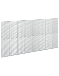 Gabione con filo da 3,5 mm e rete da 5x2,5 cm 400x10x200 cm 2