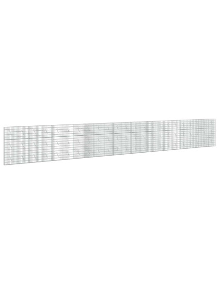 Gabione con Filo da 5 mm e Rete da 5x10 cm 1150x10x150 cm
