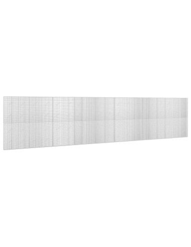 Gabione con filo da 3,5 mm e rete da 5x2,5 cm 950x10x200 cm