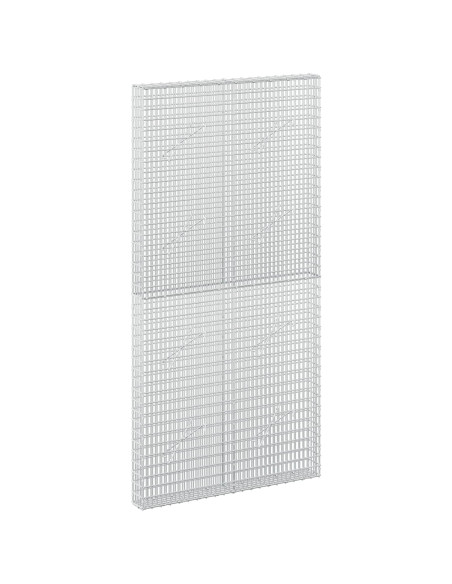 Gabione con filo da 3,5 mm e rete da 5x2,5 cm 100x10x200 cm