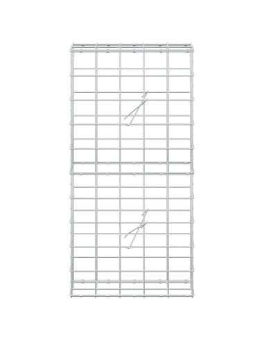 Gabione con Filo da 3,5 mm e Rete da 10x10 cm 50x20x100 cm