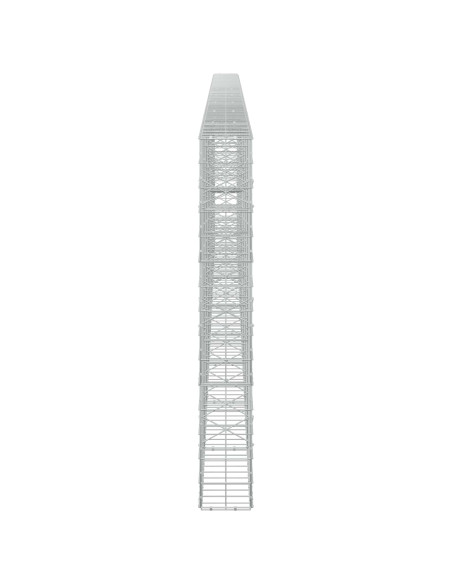 Gabione con Filo da 3,5 mm e Rete da 10x10 cm 850x20x150 cm