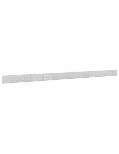Gabione con filo da 3,5 mm e rete da 5x2,5 cm 1050x10x50 cm 2