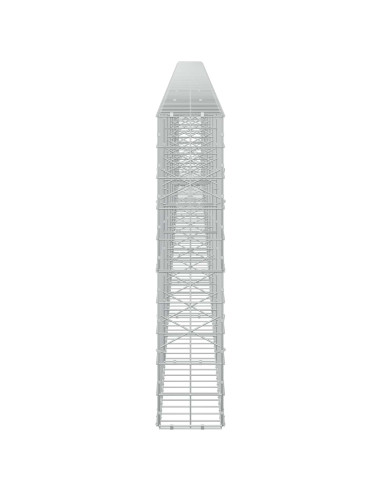 Gabione con Filo da 3,5 mm e Rete da 10x10 cm 900x20x100 cm