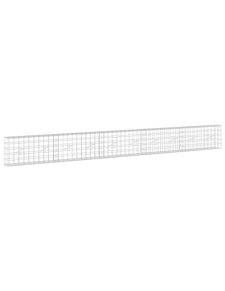 Gabione con Filo da 3,5 mm e Rete da 10x10 cm 500x20x50 cm