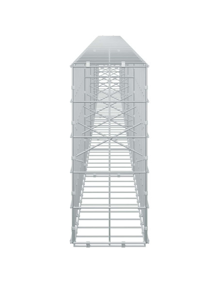 Gabione con Filo da 3,5 mm e Rete da 10x10 cm 500x20x50 cm