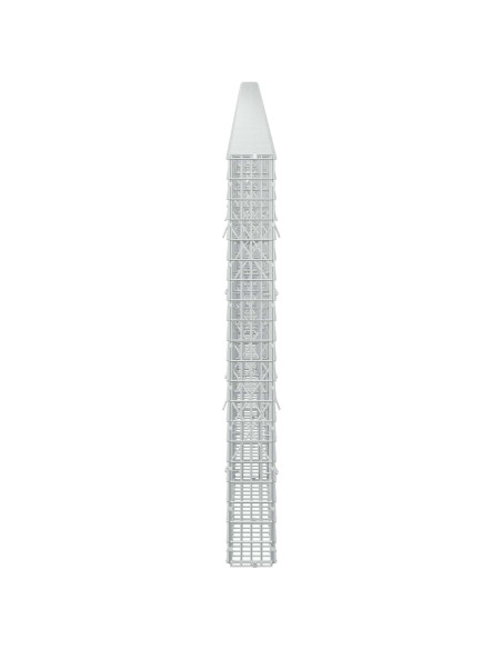 Gabione con filo da 3,5 mm e rete da 5x2,5 cm 950x10x100 cm