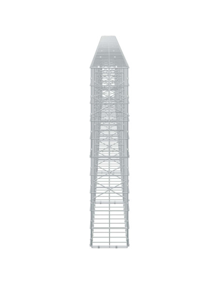 Gabione con Filo da 3,5 mm e Rete da 10x10 cm 750x20x100 cm